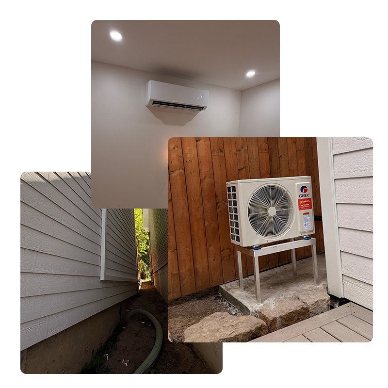 Installation d’une thermopompe murale GREE Charmo 18 000 BTU à Rigaud